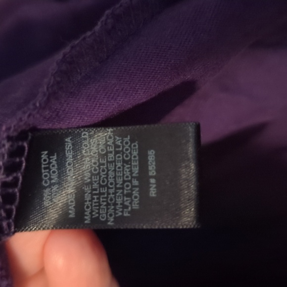 Express Eggplant Purple Flutter Sleeve Dress Women's Size XS - Picture 4 of 4